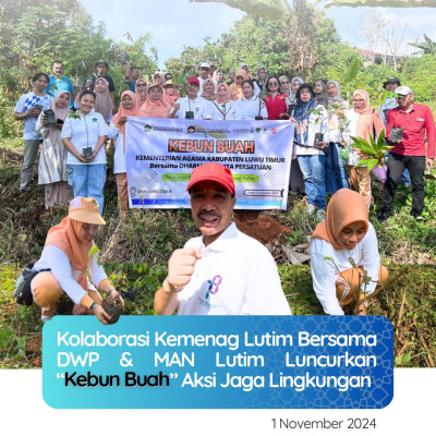 Kolaborasi Kemenag Lutim Bersama DWP & MAN Lutim Luncurkan 